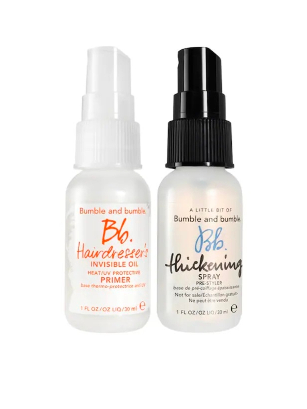 SALE! 🆕 Bumble And Bumble Invisible Hair Oil Primer & Thickening Spray 2x30ml